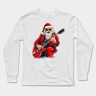 Guitar Santa Long Sleeve T-Shirt